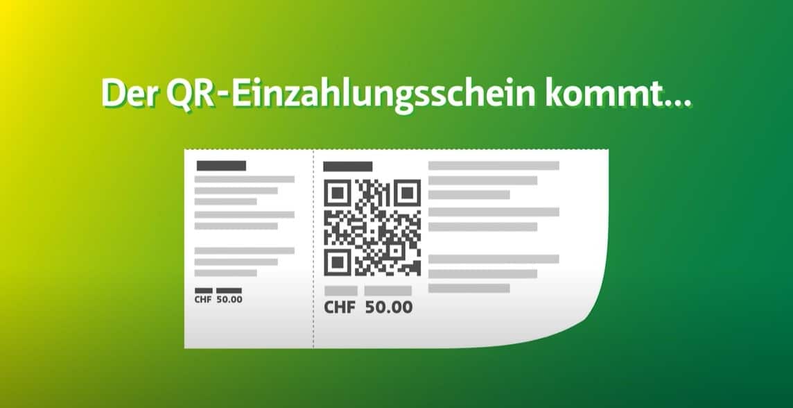 Neuer QR-Einzahlungsschein